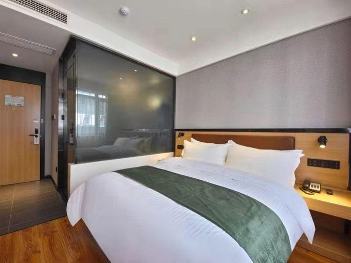 Bedroom 3, GreenTree Inn Suzhou-Anhui Railway Station Express Hotel, Suzhou