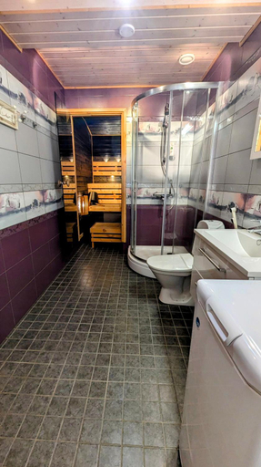 Bathroom 3, North Frontier Cabins, Lapland