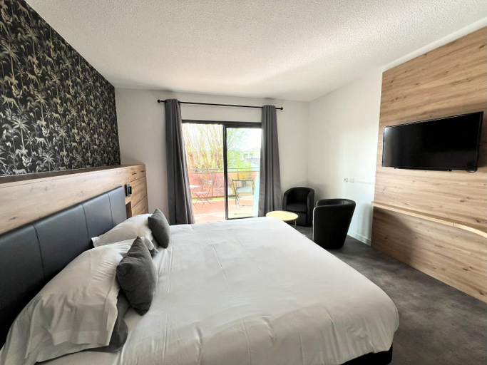 Bedroom 3, Hotel Les Nevons, Vaucluse