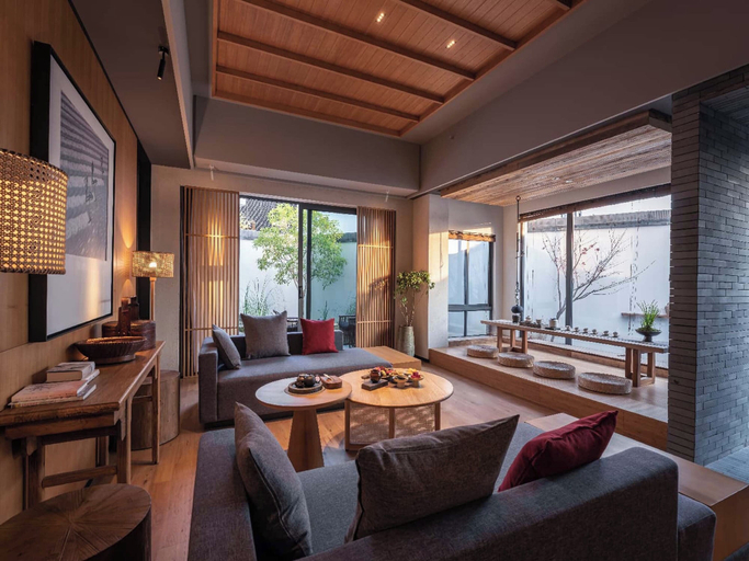 Living room 5, Tan She Tang Quan Resort Hotel-Huangshan, Huangshan