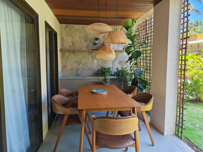 Outdoor dining, House in Condo w/ Pool 850m From the Beach Cte0007, Mata de São João
