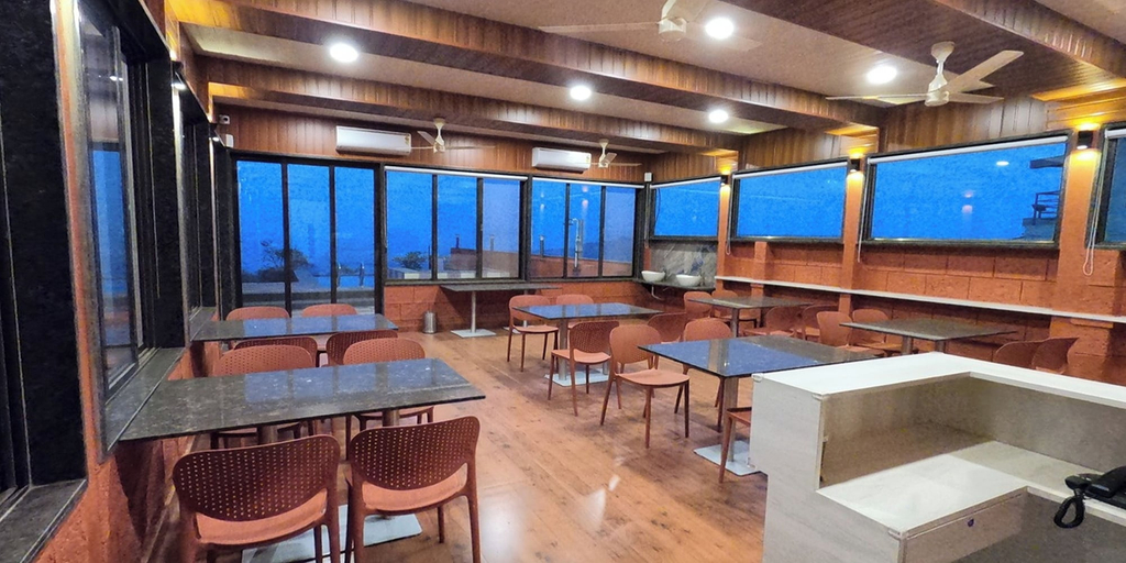 Breakfast area, Rhythm Eco And Agro Stays, Satara