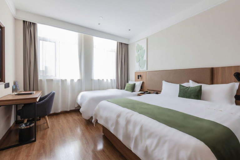 Bedroom 2, GreenTree Inn Lanzhou Zhongchuan Airport, Lanzhou