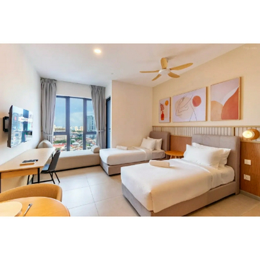 22 Macalisterz Premium Suites Penang by BYON Room Type - Nomi Twin Studio Suite