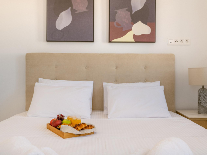 Bedroom 3, Sanders Paros Gardens - Comfy 1-Bdr Apt w Balcony, South Aegean