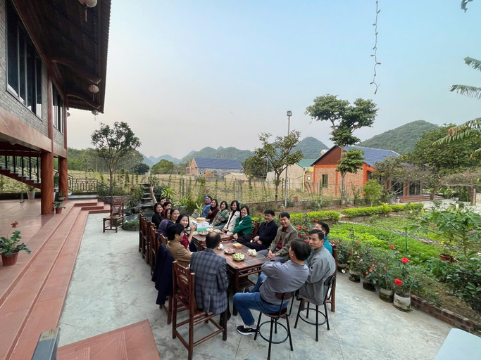 Outdoor dining 4, Thung Din Homestay, Nho Quan