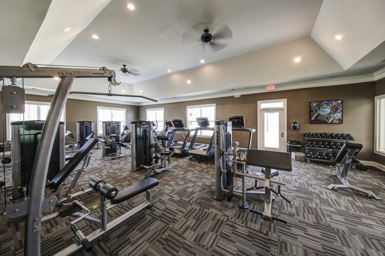 Fitness facility 2, Landing Apartments Greer - Sugar Creek, Greenville