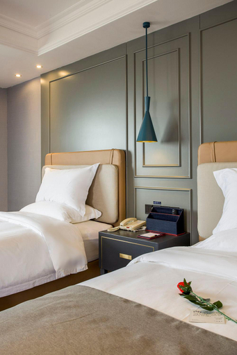 Bedroom 2, LANO Hotel Jiangsu Zhenjiang South High Speed Railway Station Baolong Square, Zhenjiang