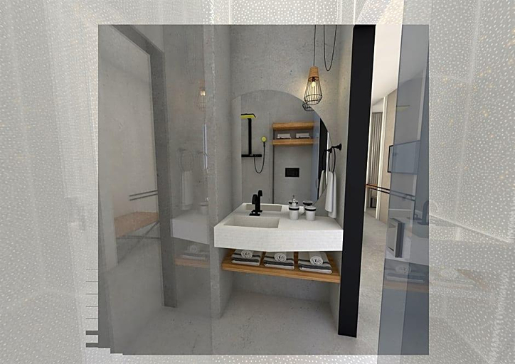 Bathroom 5, Atlantis City Hotel, South Aegean