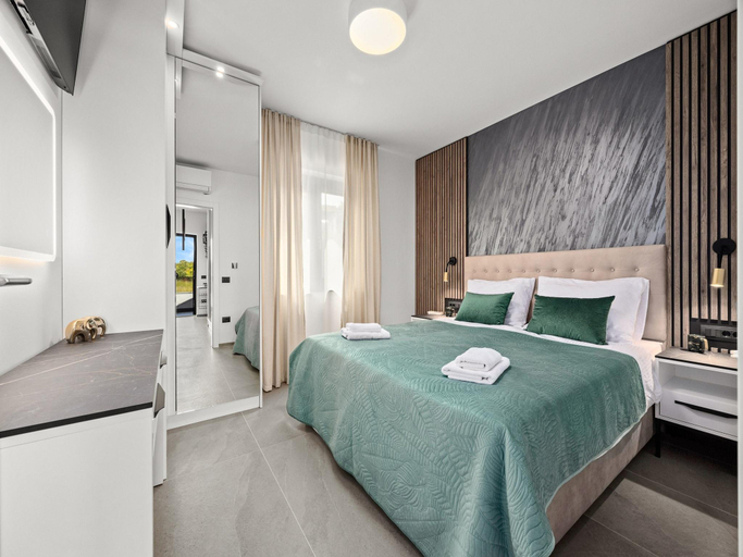 Bedroom 3, Villa in Stinjan near Hidrobaza Beach, Pula