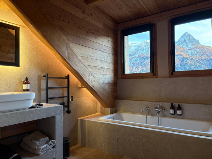 Bathroom 4, Hotel Le Prieure - Pra Loup 1500, Alpes-de-Haute-Provence