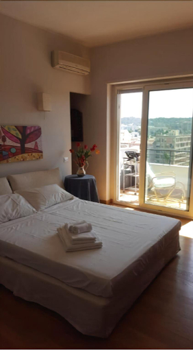 Bedroom 1, Luna Rossa Rooms, Cagliari