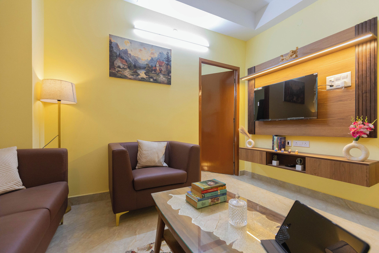 Living area 4, City Haven by Jadecaps Nr. Belle Vue Hsp 3bhk, Kolkata