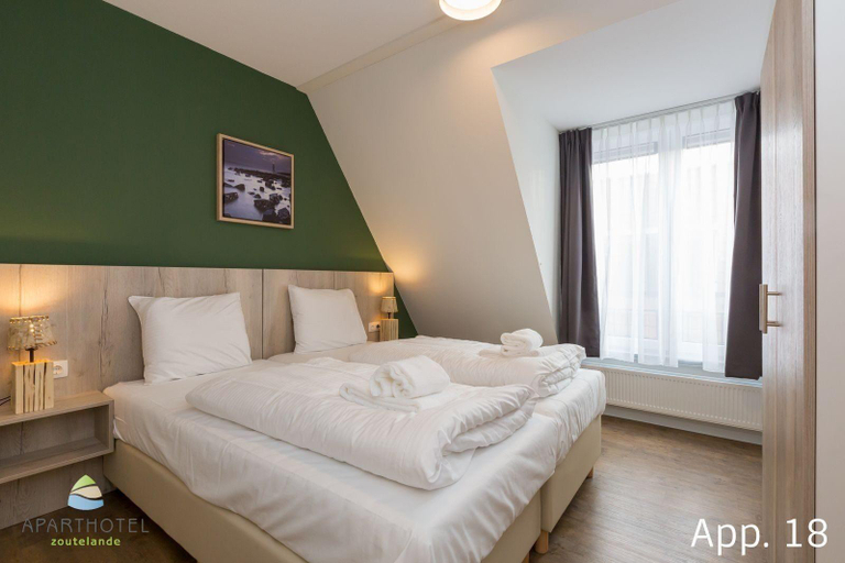 Bedroom 3, Luxe 6-pers. app. (huisdier toegestaan), Veere