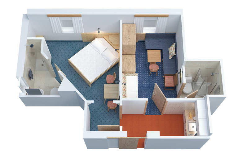 Room 2, Kedul Lodge, Bolzano