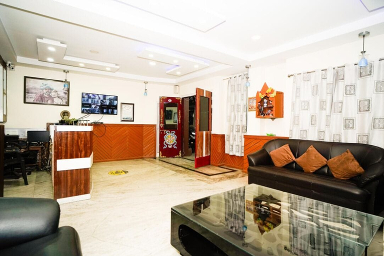 Interior detail, Hotel Golden Sunrise & Spa Pelling, West Sikkim