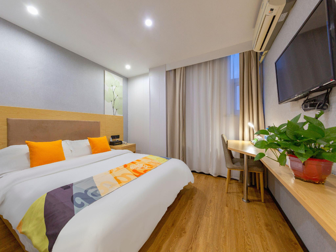 Bedroom 2, Shell Hotel Zhejiang Jiaxing Youyi Street, Jiaxing