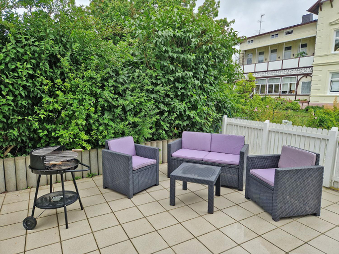 Balcony/terrace, Villa Monika Steuerbord 5, Vorpommern-Rügen