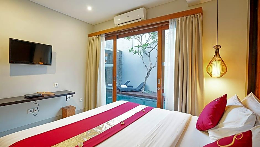Bedroom, Samaja Villas Seminyak, Badung