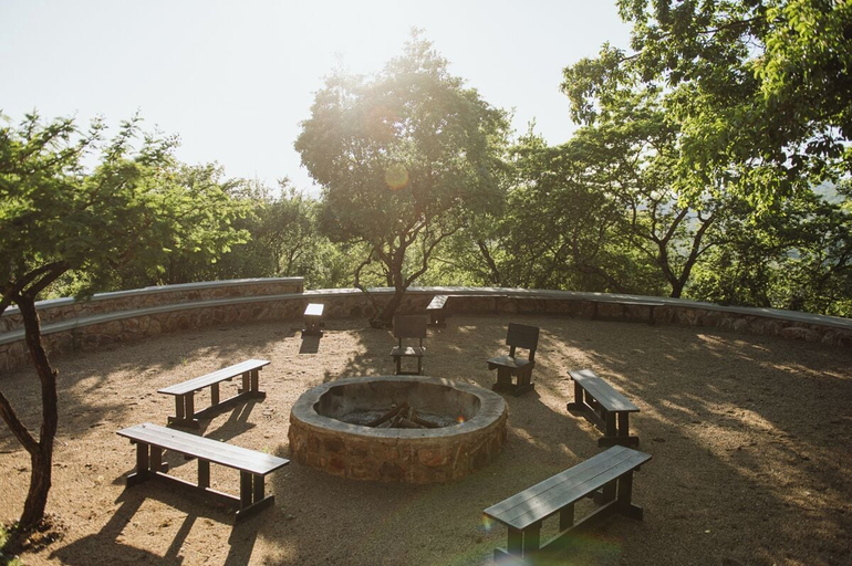 Outdoor dining, Matatane Wilderness Camp, Zululand
