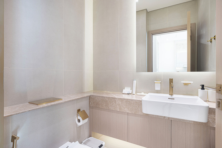Living area 2, Binghatti Phantom Suites by Hostiva, Dubai