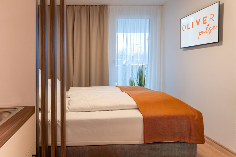 Room 2, OLIVER pulse I Self check-in Apartments, Wien