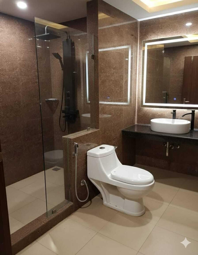 Bathroom, Hotel Peridot Delhi Airport, Delhi