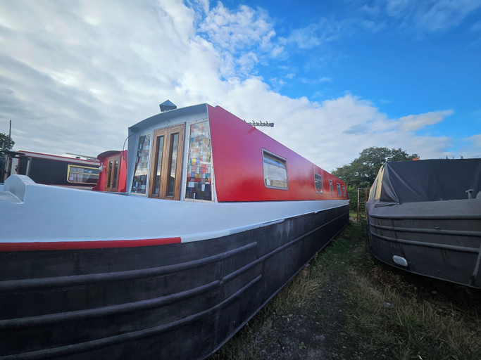 Terrace/patio 3, Komet canal boat company limited, Cheshire East