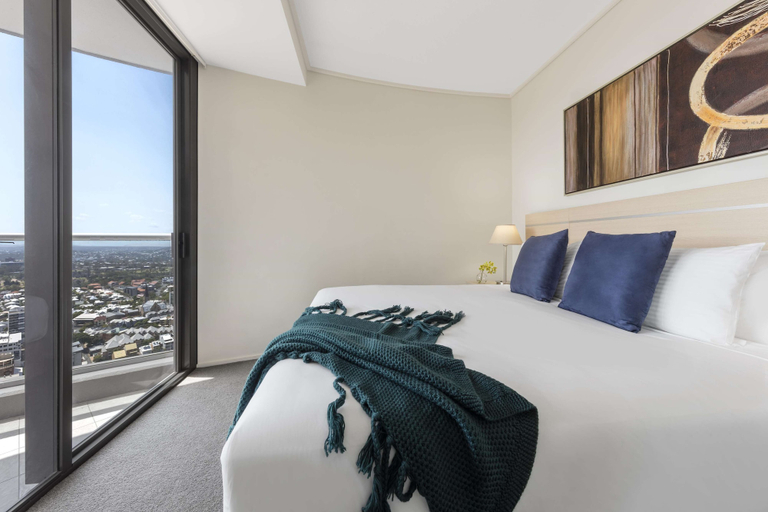 Bedroom 3, Oaks Brisbane Aurora Suites, Brisbane