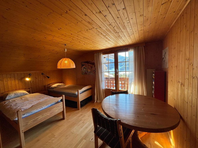 Bedroom 2, Chalet familial Rose de Noel, Aigle