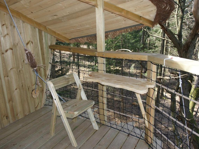 Balcony/terrace 4, Les cabanes de Labrousse, Ardèche
