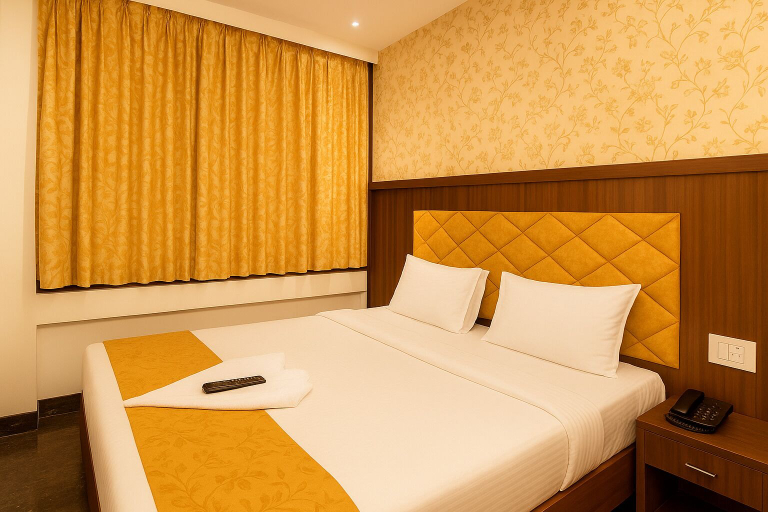 Room 2, Glitz Saineel Executive Near Juhu Beach, Mumbai Suburban