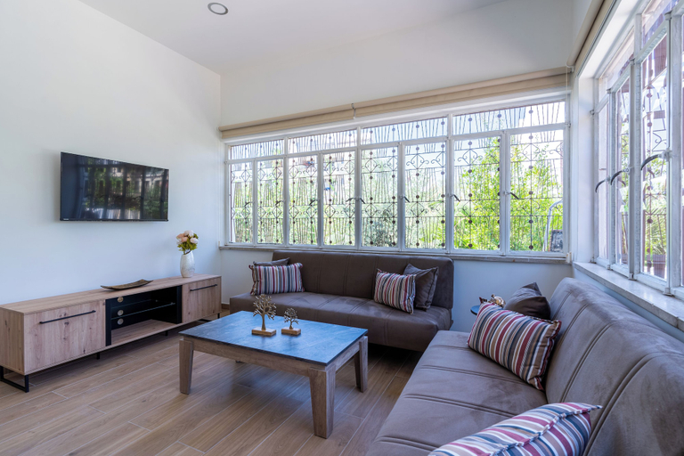 Living room 4, Verdant 1-BR Apt & Balcony in Larnaca, Larnaca