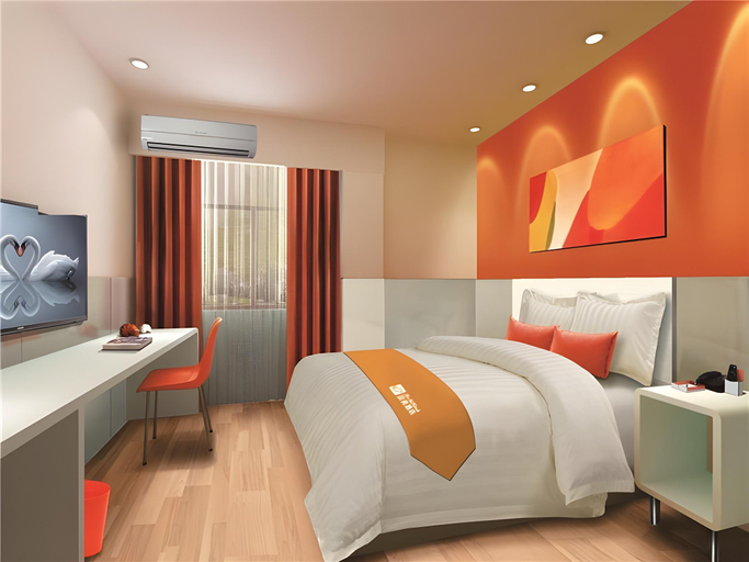 Bedroom 2, Shell Hotel Hebi Qi County Qihe Road, Hebi