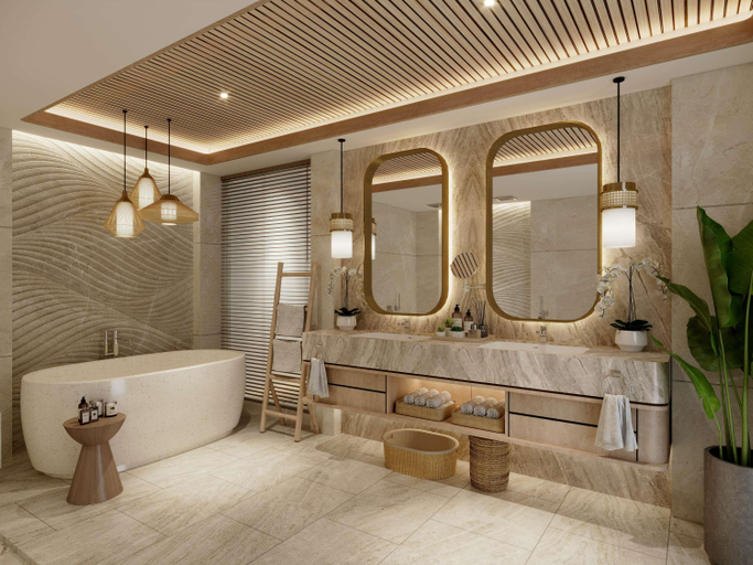 Bathroom 5, Mövenpick Resort & Spa Bintan Lagoon, Bintan Regency