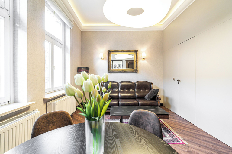 Living room 2, RentPlanet - Apartamenty Stawowa, Będzin