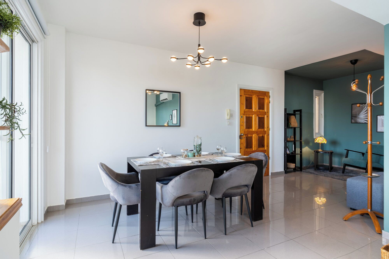 Dining room, Jayde 2-BR Apt. & Balcony in Larnaca, Larnaca