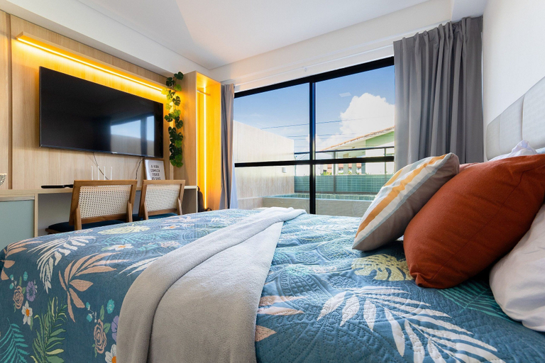 Room 4, Makani Beach #07 - Flat com Piscina by Carpediem, Tamandaré