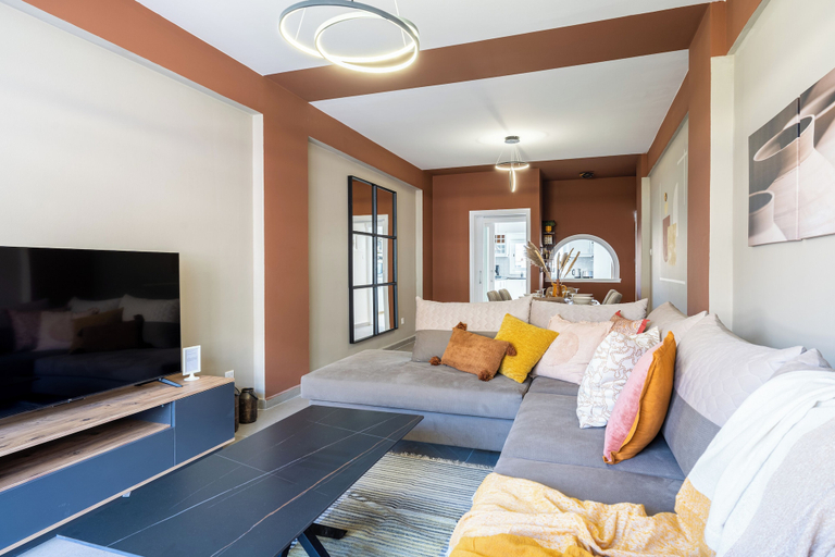 Living room 5, Oracle 2-BR Apt. & Balcony in Larnaca, Larnaca
