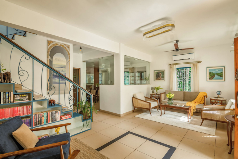 Living area 2, Sanctuary by RÊVE Escapes - Premium 3 BHK Villa Near Morjim Beach, North Goa