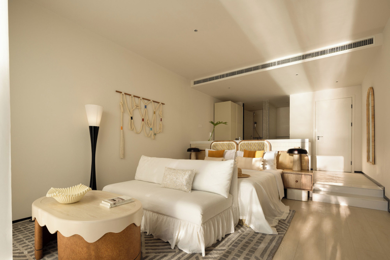 Room 2, Arcadia·Anzhi Feng Sui Hua Kai Seaside Resort Hotel, Dali Bai