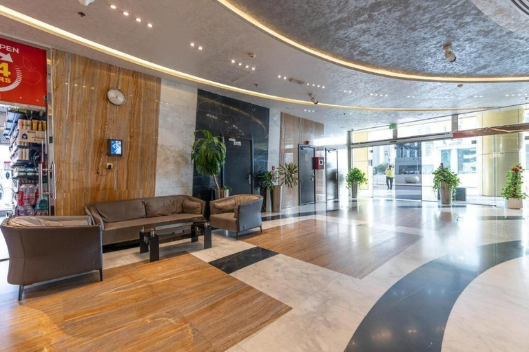 Lobby sitting area, Cosmos Living Work-Friendly Metro Access, Dubai