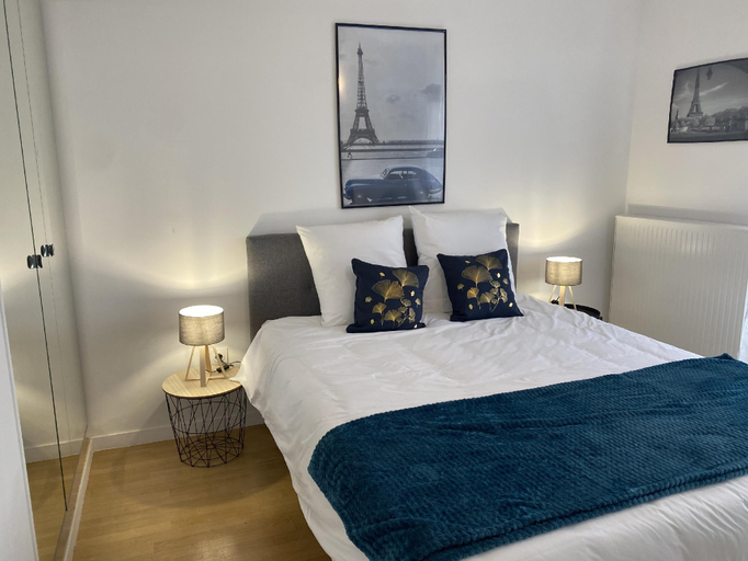 Bedroom 2, Blue By Dream Apartments, Seine-et-Marne