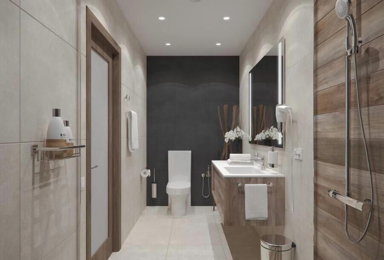 Bathroom 4, Estherea Elite Morjim, North Goa