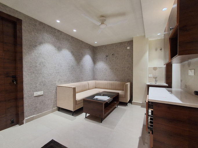 Living area 5, IP Hill Nest By Qotel Sahastradhara, Dehradun