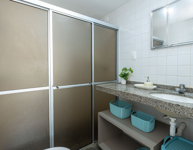 Bathroom, BeiraMar de Carneiros&Piscina Cozinh 024, Tamandaré