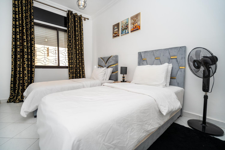 Bedroom 2, Mesk Lil residence playa Malabata wifi fibre 200M, Tanger-Assilah