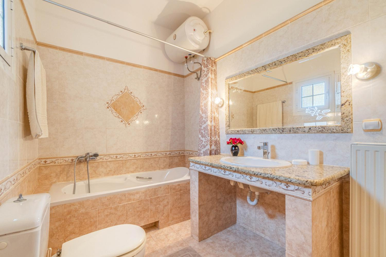 Bathroom, Even Ezer with private pool, Ionian Islands