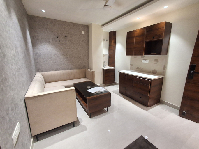 Living area 2, IP Hill Nest By Qotel Sahastradhara, Dehradun