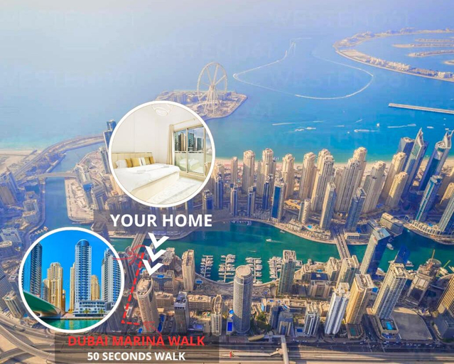 2, Cozy Apt Close to Metro, Beach Dubai Marina Mall, Dubai